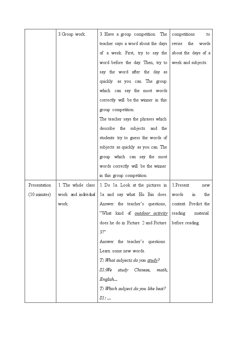 仁爱科普版英语七年级下册 Unit5_Topic3_Section C教案03