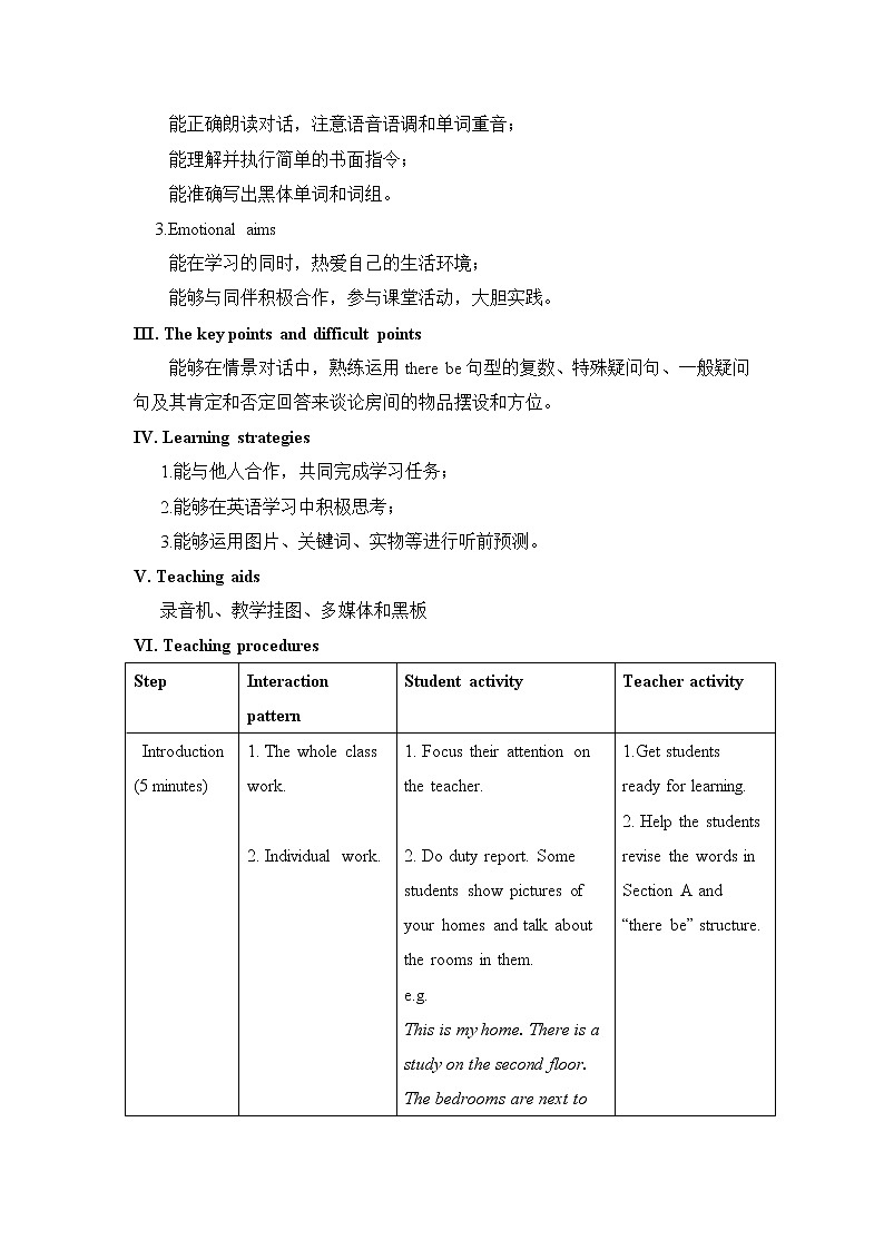 仁爱科普版英语七年级下册 Unit6__Topic1__Section B教案02