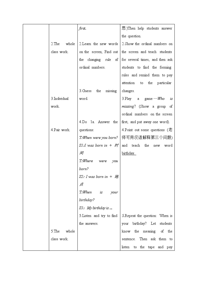 仁爱科普版英语七年级下册 Unit7_Topic1_SectionB教案03