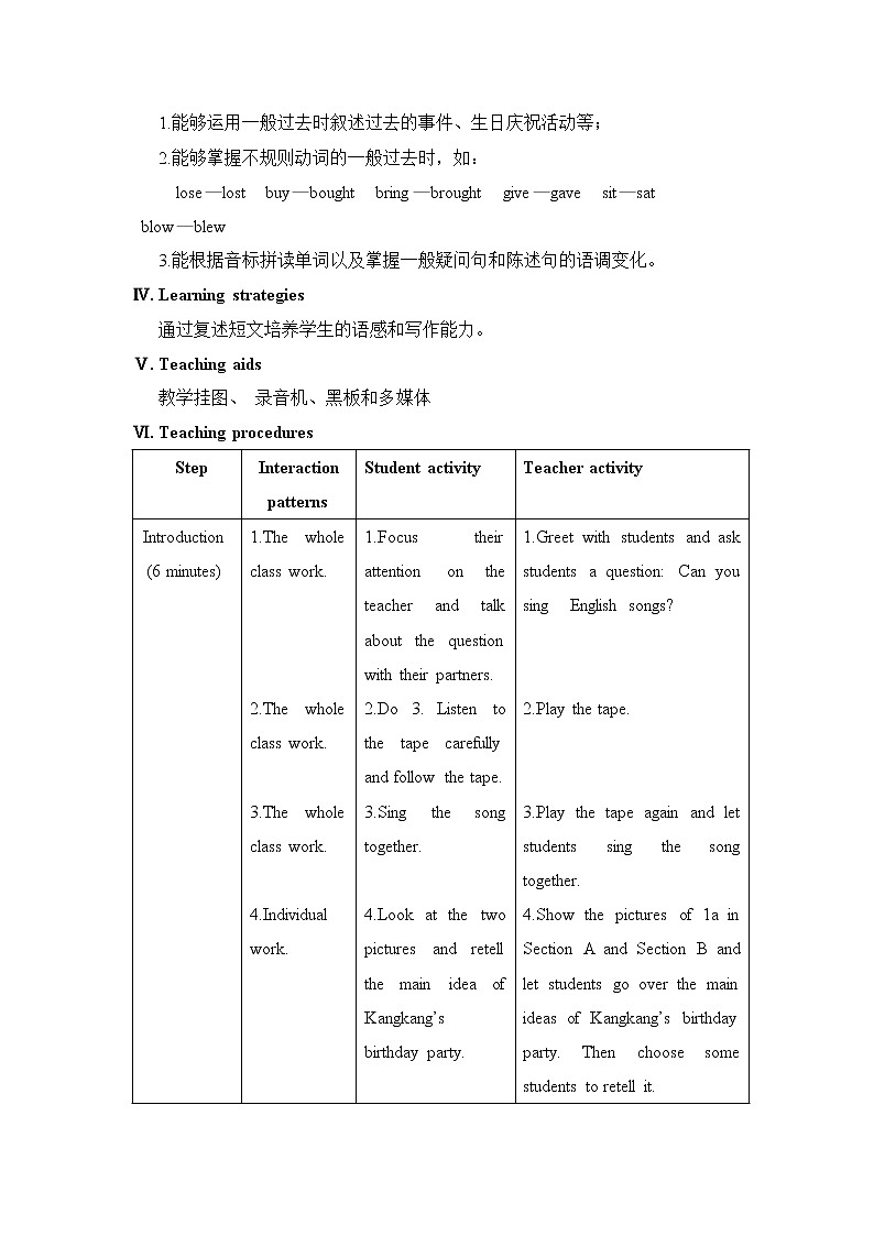 仁爱科普版英语七年级下册 Unit7__Topic3__SectionC教案02