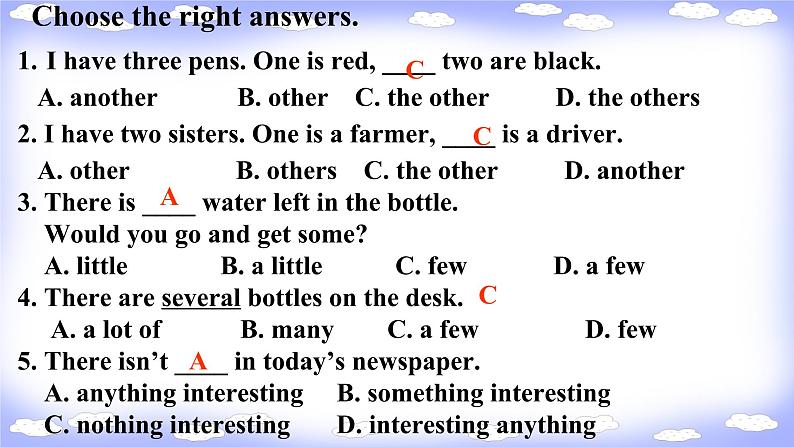 Unit 1 section A grammar focus  课件2021-2022学年新目标人教八年级上册英语08