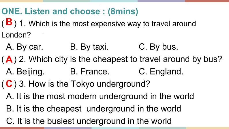 Module4 Unit 1 课件广东省2021-2022学年外研版英语八年级上学期第8页