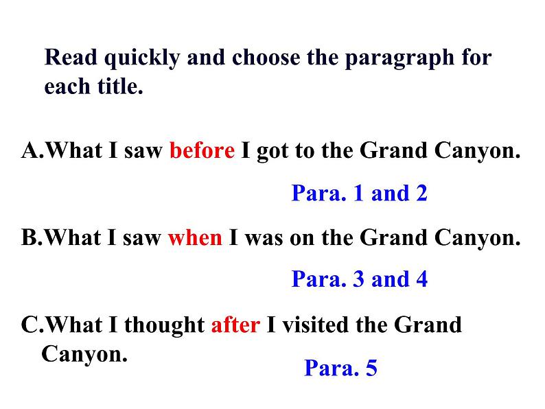 Module 1 Wonders of the worldUnit 2 The Grand Canyon was not just big 课件2021-2022学年外研版英语九年级上册第4页