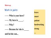 Module 3 Heroes Unit 3 Language in use課件 2021-2022學年外研版英語九年級上冊