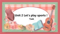 英语七年级上册Unit 2  Let's play sports课前预习课件ppt