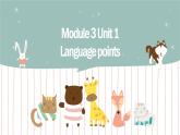 Module 3 Unit1知识点课件 2021-2022学年外研版英语八年级上册