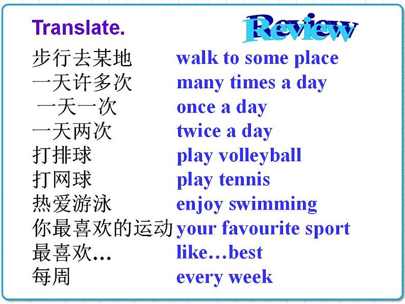 2021年初中英语牛津译林版（2012）七年级上册 Unit2 Let's play sports Reading1 课件第3页