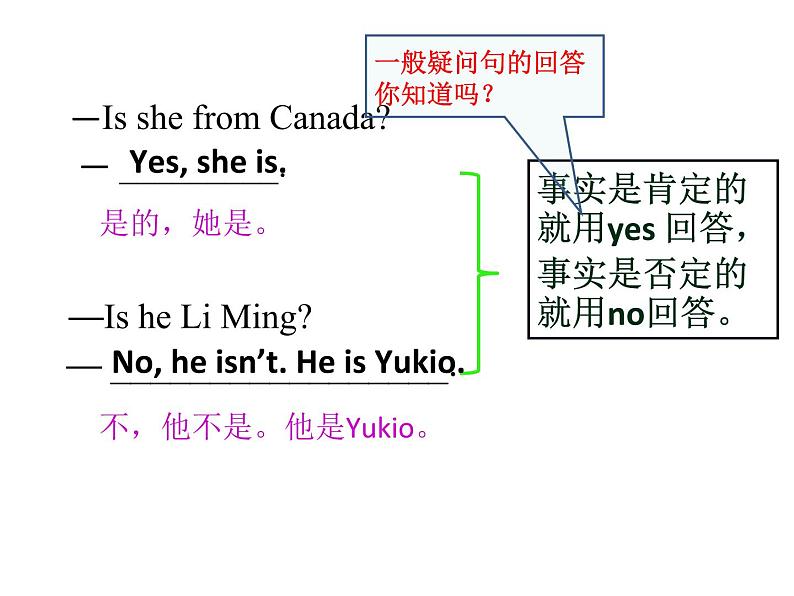 Unit 1 Topic 2一般疑问句专练课件2021-2022学年仁爱版英语七年级上册第3页