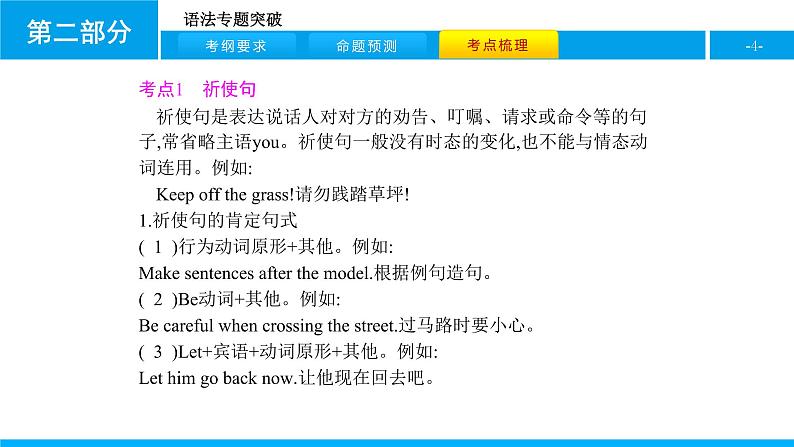 人教版新目标英语中考第二轮专题复习课件-专题十三（课件16张）04