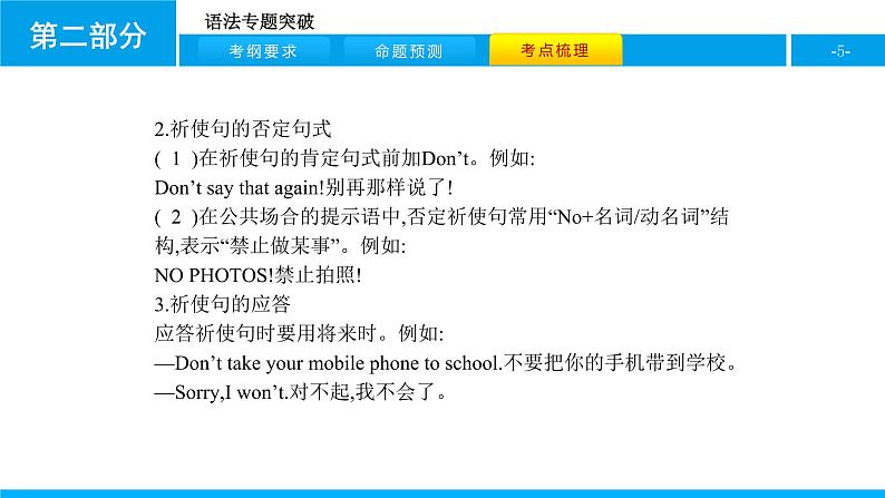 人教版新目标英语中考第二轮专题复习课件-专题十三（课件16张）05