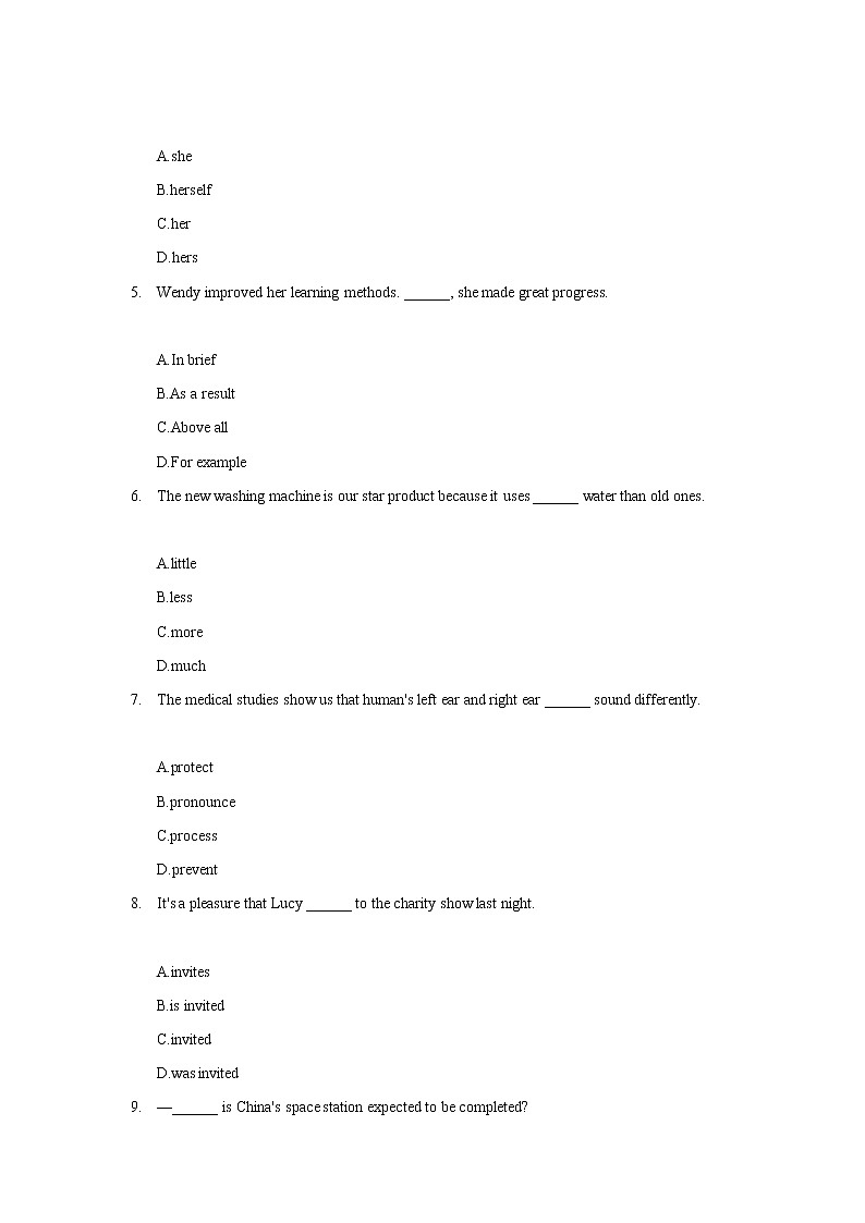 2020年上海市浦东新区中考一模英语试卷_(带答案解析).docx02