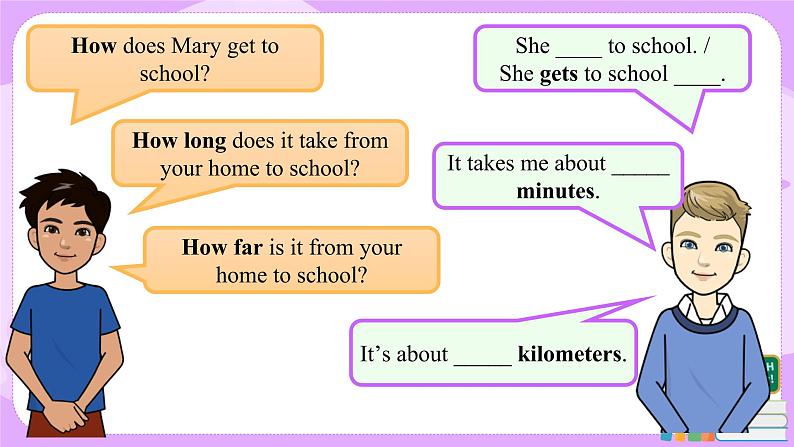 Unit3 How do you get to school（第2课时）课件（送教案练习）04