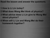 八年级英语上册 Unit 2 Lesson 9 I Don’t Want to Miss Geography课件1 （新版）冀教版