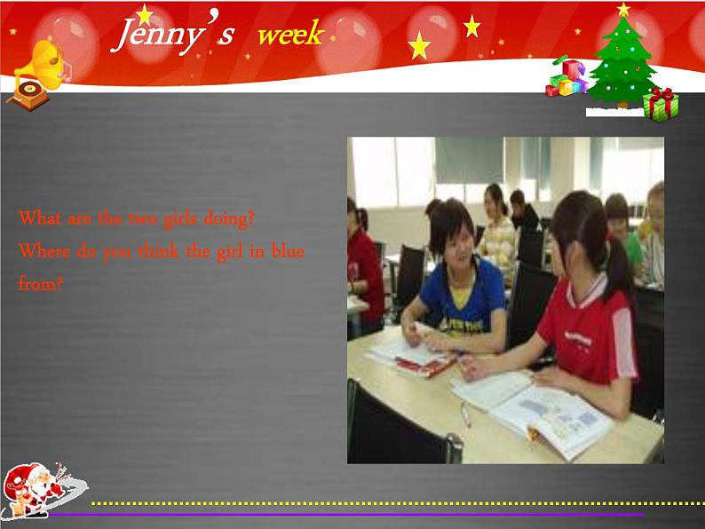 八年级英语上册 Unit 1 Lesson 6 Jenny’s Week课件1 （新版）冀教版04