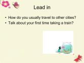 八年级英语上册 Unit 6 Lesson 32 Trains go faster课件 （新版）冀教版