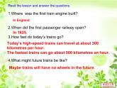 八年级英语上册 Unit 6 Lesson 32 Trains go faster课件 （新版）冀教版