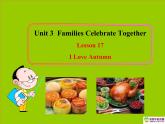 八年级英语上册 Unit 3 Families Celebrate Together Lesson 17 I Love Autumn课件 冀教版