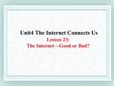 八年级英语下册 Unit4 Lesson 23 课件