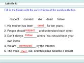 八年級英語下冊 Unit 8 Lesson 47 課件