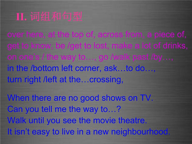 八年级英语上册 Unit 4 My Neighbourhood review课件 （新版）冀教版03