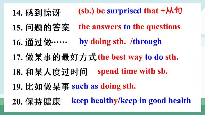 人教版2021-2022学年度八上全部单元复习课件06