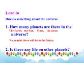 外研版新标准八下英语Module 3 Unit 2We have not found life on any other planets yet课件