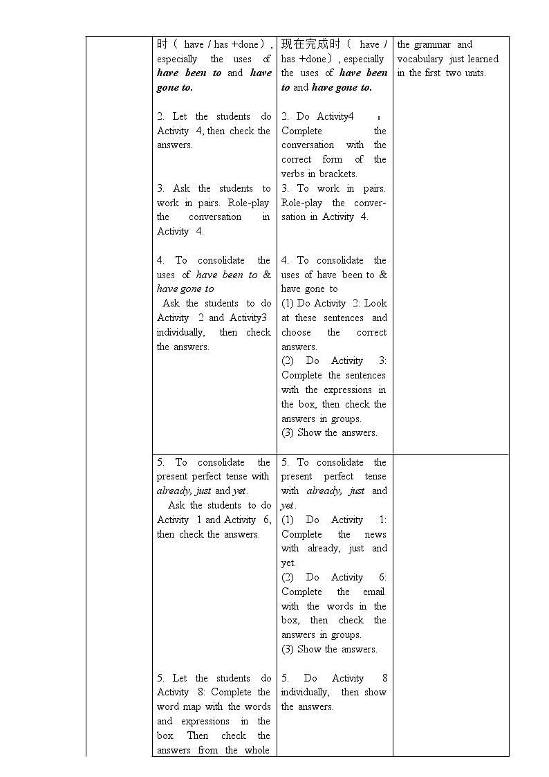 外研版新标准八下英语Module3 Unit3Language in use教案02