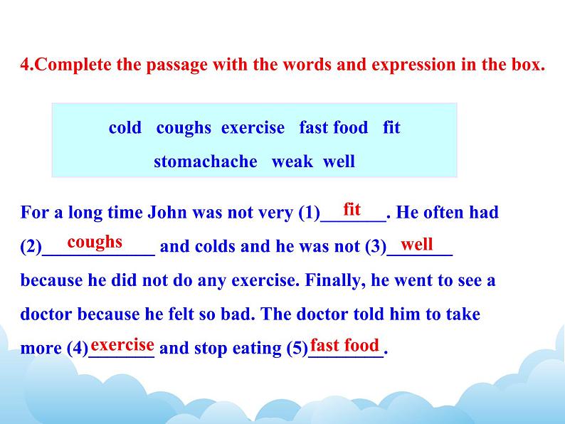 外研版新标准八下英语Module 4 Unit 3Language in use.课件04