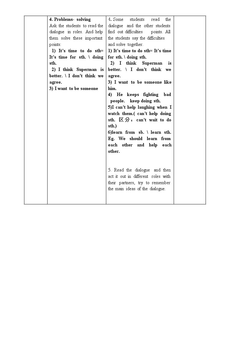 外研版新标准八下英语Module 5 Unit 1It’s time to watch a cartoon.教案03