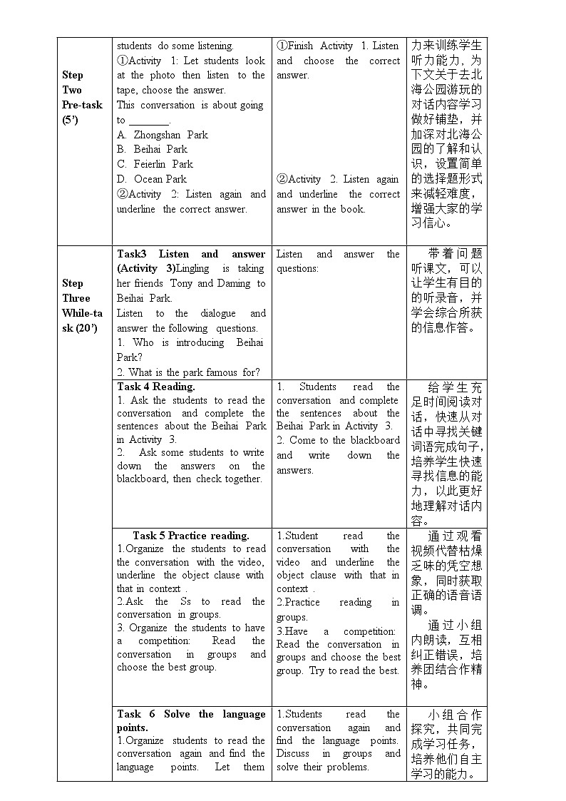 外研版新标准八下英语Module 8 Unit1.I can hardly believe we’re in the city centre.教案第2页