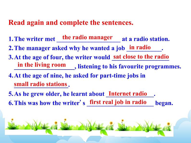 外研版新标准八下英语Module 10 Unit 2It seemed that they were speaking to me in person.课件06