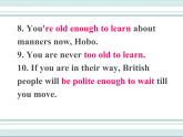 牛津譯林版英語八下 Unit 5 Good Manners 課件5