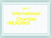 牛津译林版英语八下 Unit 7 International charities 课件5