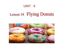 冀教版八年级上册Lesson 34 Flying Donuts课文内容ppt课件