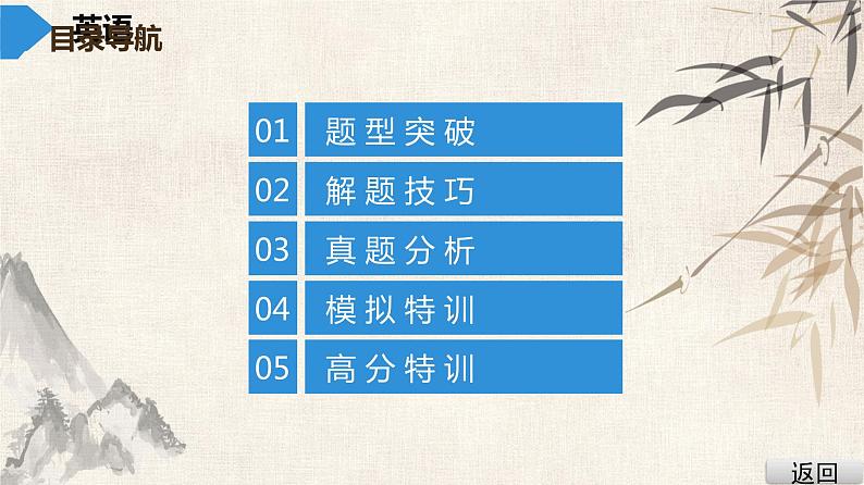 2021年广东中考英语复习课件：题型训练 第四节 阅读填空(共63张PPT)第2页