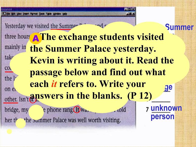 译林牛津版9年级下册Until1 grammar ---the use of it 教学课件 (共29张PPT)第8页