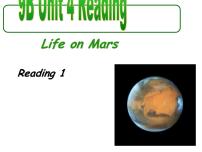 牛津译林版九年级下册Unit 4 Life on MarsReading教案配套ppt课件