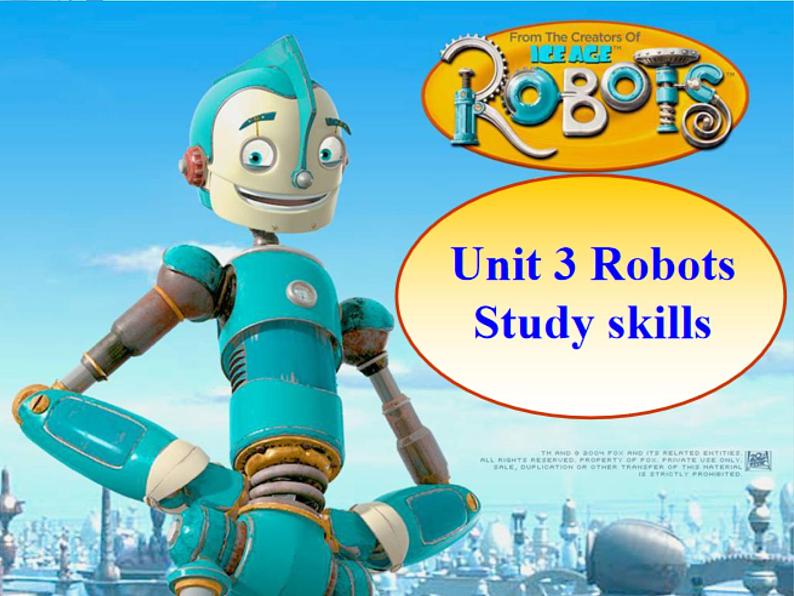 牛津译林版九年级下册英语课件： Unit 3 Robots Study skills British： (共26张PPT)01