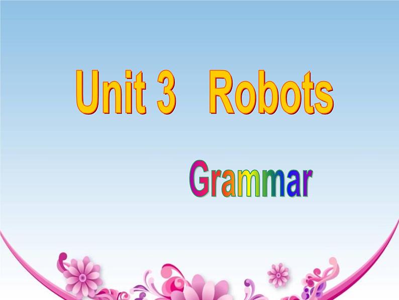 译林年级版九年级英语下Unit3 GrammarⅠ教学课件 (共25张PPT)第1页