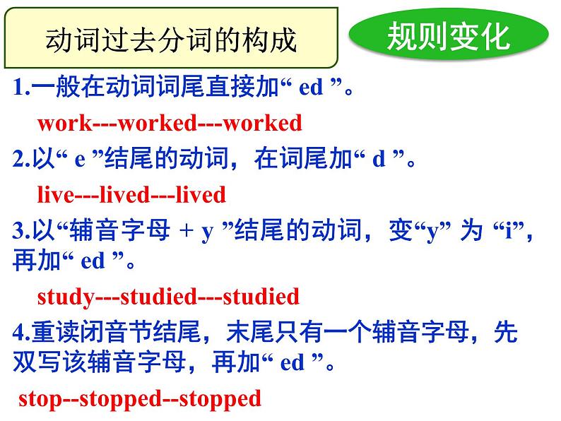 Unit10 SectionA 现在完成时态专项讲解 课件 2020-2021学年人教版英语 八年级下册05