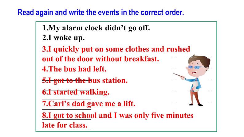 人教新目标九年级英语---Unit 12 Life is full of the unexpected.SectionA2d&Grammar Focus课件PPT08