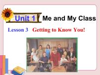 冀教版八年级上册Lesson 3 Getting to Know You!图片课件ppt