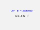 3【世纪金榜】Unit 6 Do you like bananas？Section B（1a—1e）课件