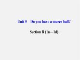 3【世纪金榜】Unit 5 Do you have a soccer ball？Section B（1a—1d）课件