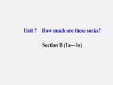 3【世纪金榜】Unit 7 How much are these socks？Section B（1a—1e）课件