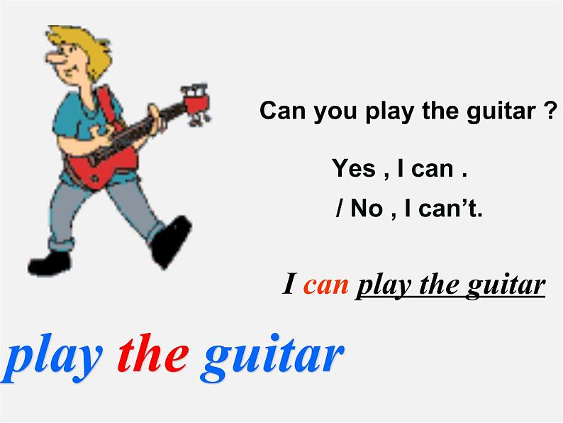 【湖北省】 Unit 1 Can you play the guitar课件2第6页