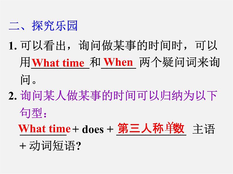 【湖北省】2Unit 2 What time do you go to school Section A课件206