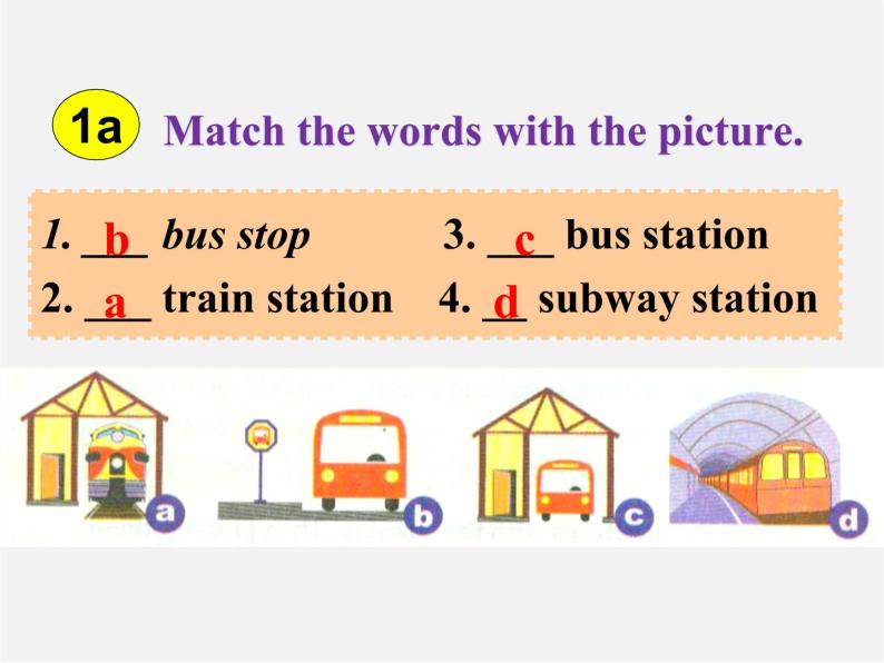 【名师精品】2 unit 3 How do you go to school Section B(1a-2c)课件07