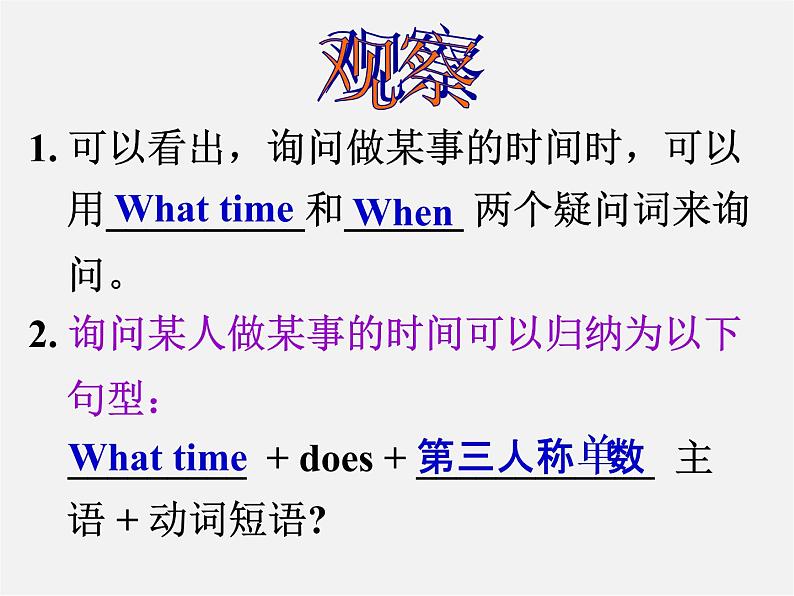 【名师精品】7  Unit 2 What time do you go to school Section A课件2第6页