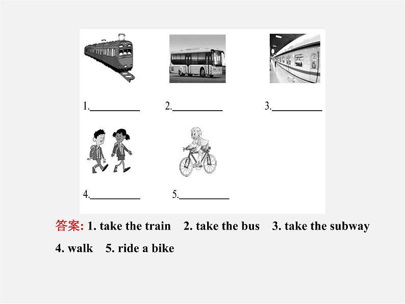 【金榜学案】Unit 3 How do you get to schoolSection A(1a-2e)课件第3页